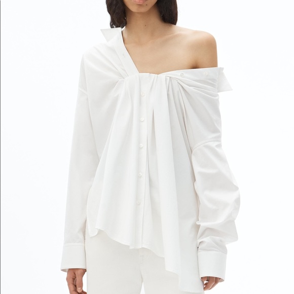 Alexander Wang Tops - NWT Alexander Wang tucked bustier oversized shirt